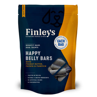 Finley's Happy Belly Soft Chew Bars Dog Treats, 16-oz bag