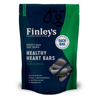 Finley's Healthy Heart Soft Chew Bars Dog Treats, 6-oz bag