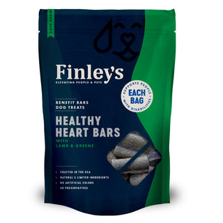 Finley's Healthy Heart Soft Chew Bars Dog Treats, 16-oz bag