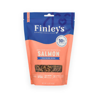 Finley's Salmon Recipe Soft Chew Training Bites Dog Treats, 16-oz Bag