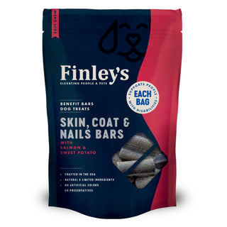 Finley's Skin, Coat & Nails Soft Chew Bars Dog Treats, 16-oz bag