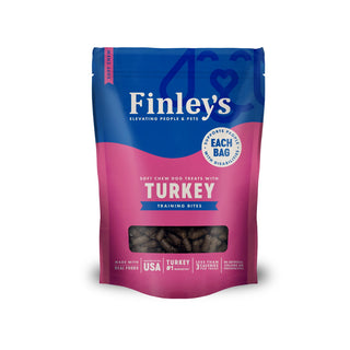 Finley's Turkey Recipe Soft Chew Training Bites Dog Treats, 16-oz Bag