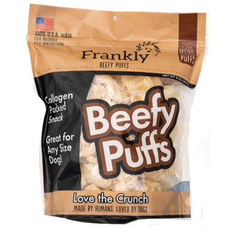 Frankly Pet USA Beefy Puffs Dog Treats, 5-oz Bag