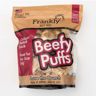 Frankly Pet USA Beefy Puffs Dog Treats, 5-oz Bag