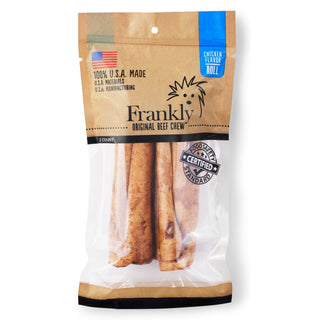 Frankly Pet USA 100% Collagen No Hide Retriever Roll Chew for Dogs, 2 Pack Medium, Chicken Flavored