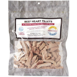 Fresh is Best Freeze-Dried Beef Heart Fillets Dog Treats