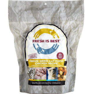 Fresh is Best Freeze-Dried Cat Food Chicken Recipe, 8-oz Bag