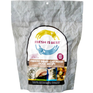 Fresh is Best Freeze-Dried Cat Food Duck Recipe, 8-oz Bag