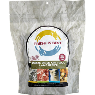 Fresh is Best Freeze-Dried Cat Food Lamb Recipe, 8-oz Bag