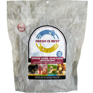 Fresh is Best Freeze-Dried Dog Food Beef Recipe, 16-oz Bag