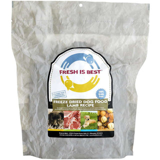 Fresh is Best Freeze-Dried Dog Food Lamb Recipe, 16-oz Bag