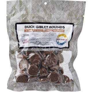 Fresh is Best Freeze-Dried Duck Giblet Rounds Dog Treats