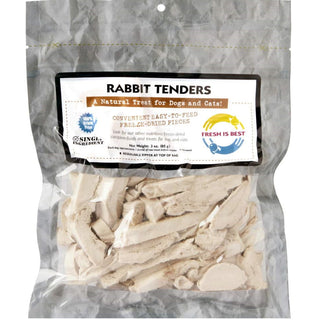 Fresh is Best Freeze-Dried Rabbit Tenders Dog & Cat Treats, 3-oz Bag