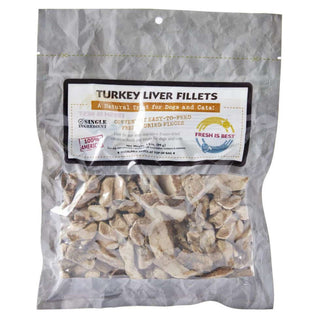 Fresh is Best Freeze-Dried Turkey Liver Fillets Dog & Cat Treats, 3.5-oz Bag