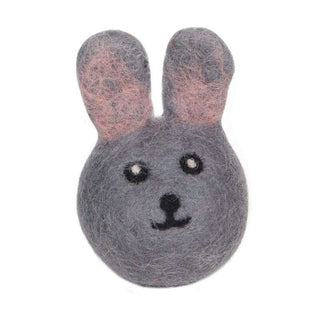 FriendSheep Bernie the Bunny Wool Cat or Small Dog Toy