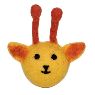 FriendSheep Jessie the Giraffe Wool Cat or Small Dog Toy