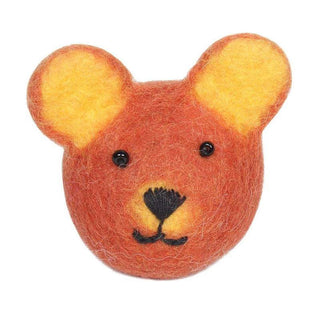 FriendSheep Luke the Bear Wool Cat or Small Dog Toy