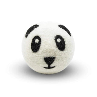 FriendSheep Panda Wool Ball Dog Toy, 3-Inch