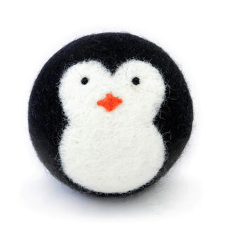 FriendSheep Penguin Wool Ball Dog Toy, 3"