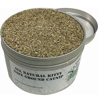 From The Field All Natural Kitty Safe Ground Organic Catnip for Cats, 1-oz