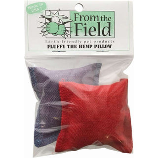 From The Field Fluffy The Hemp Pillow with Catnip Cat Toys