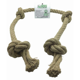 From The Field Tug A Hemp Knots Rope Tug Dog Toy