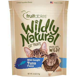 Fruitables Wildly Natural Tuna Flavor Cat Treats, 2.5-oz bag