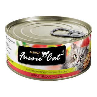 Fussie Cat Tuna Formula In Aspic Canned Cat Food, 5.5-oz, Case of 24