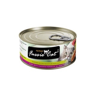 Fussie Cat Tuna With Chicken Formula In Aspic Canned Cat Food, 2.82-oz, Case of 24