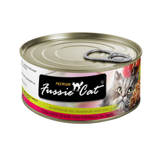 Fussie Cat Tuna With Oceanfish Formula In Aspic Canned Cat Food, 2.82-oz, Case of 24