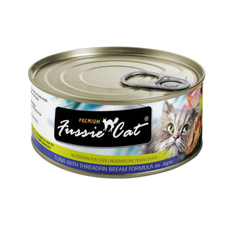 Fussie Cat Tuna With Threadfin Bream In Aspic Canned Cat Food, 2.82-oz, Case of 24