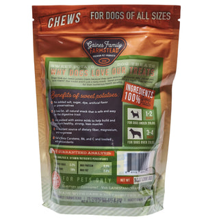 Gaines Family Farmstead Sweet Potato Chews for Dogs, 14-oz Bag