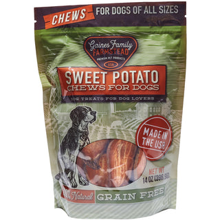 Gaines Family Farmstead Sweet Potato Chews for Dogs, 14-oz Bag