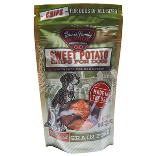 Gaines Family Farmstead Sweet Potato Chips Dog Treats, 8-oz Bag