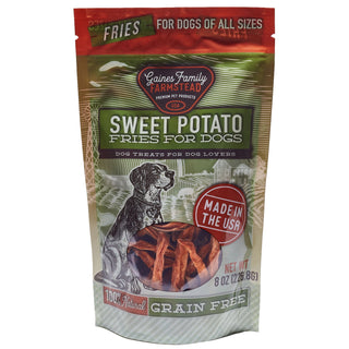 Gaines Family Farmstead Sweet Potato Fries Dog Treats, 8-oz Bag