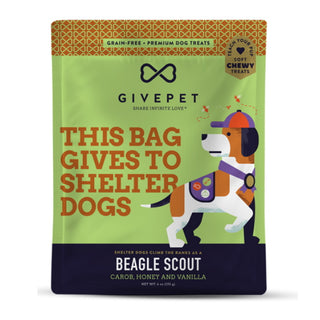 GivePet Soft Trainers Beagle Scout Dog Treats, 6-oz Bag