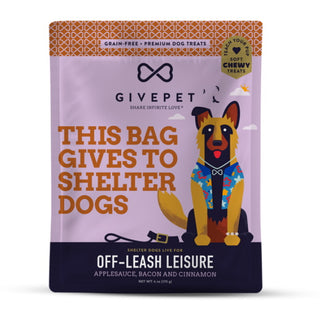 GivePet Soft Trainers Off-Leash Leisure Dog Treats, 6-oz Bag