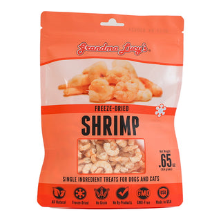 Grandma Lucy's Freeze-Dried Singles Shrimp Dog & Cat Treats, 0.65-oz Bag