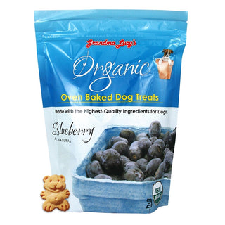 Grandma Lucy's Organic Blueberry Oven Baked Dog Treats, 14-oz bag