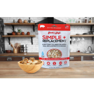 Grandma Lucy's Simple Replacement Pork, Rice & Pumpkin Formula Freeze-Dried Dog Food, 7-oz bag