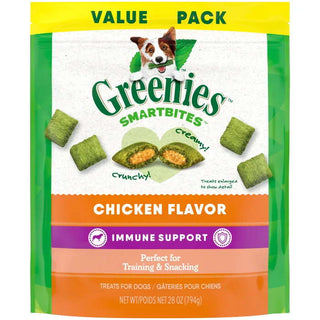 GREENIES Immune Support SMARTBITES Dog Treats, Value Pack, 28-oz Bag