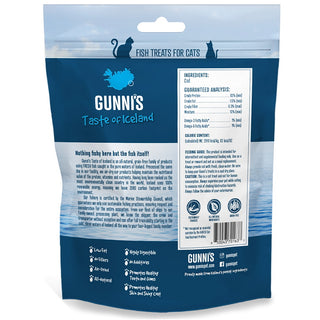 Gunni's Cod Mini Morsel Cat Treats, 1.5-oz Bag