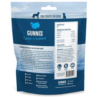 Gunni's Cod Skin Chips Dog Treats, 9-oz Bag