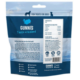 Gunni's Cod Wafers Dog Treats, 5-oz Bag