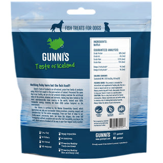 Gunni's Wolf Fish Baby Bites Dog Treats, 2.5-oz Bag