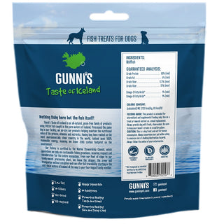 Gunni's Wolffish Skin Chips Dog Treats, 9-oz Bag