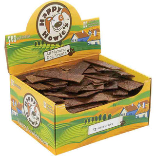 Happy Howie's 12" Beef Jerky for Dogs, Case of 90