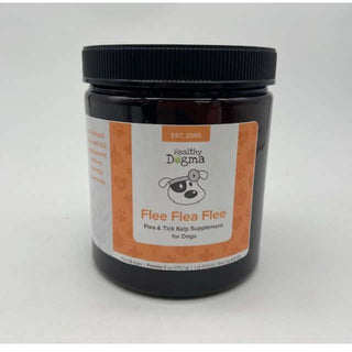 Healthy Dogma Flee Flea Flee! Flea and Tick Powder Repellent for Dogs, 6-oz Container