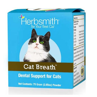 Herbsmith Cat Breath Dental Support Powder For Cats, 75-Grams