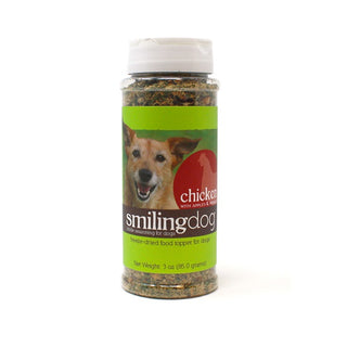 Herbsmith Smiling Dog Kibble Seasoning Freeze Dried Chicken with Apples Dog Food Topper